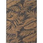 Ayyildiz Черен/кафяв килим за открито и закрито 240x340 cm Mira 1451 - Ayyildiz Carpets (MIRA2403401451BLACK)