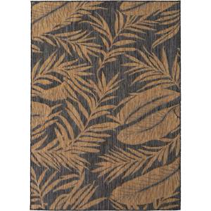 Ayyildiz Черен/кафяв килим за открито и закрито 240x340 cm Mira 1451 - Ayyildiz Carpets (MIRA2403401451BLACK)