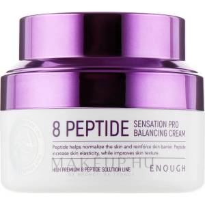 Enough 8 Peptide Sensation Pro Balancing Cream - Анти-ейдж крем с пептиди 50мл