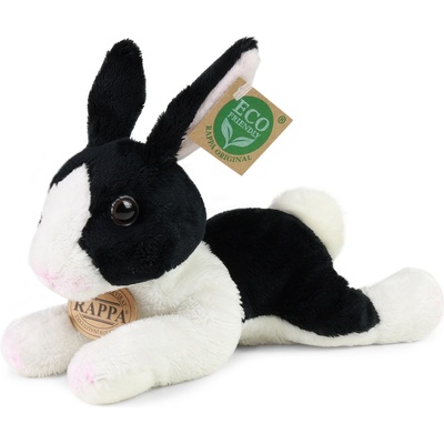 Rappa Плюшена играчка Rappa Еко приятели - Черно-бяло зайче, 22 cm (183131-3)