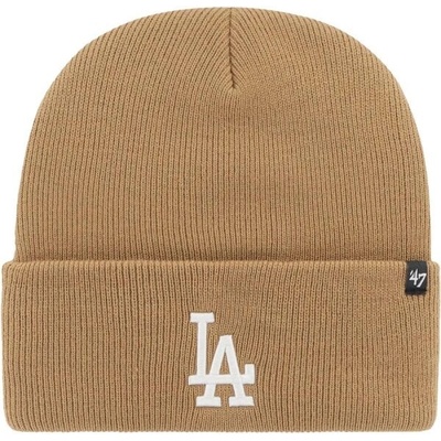 47 MLB LOS ANGELES DODGERS HAYMAKERCuff Knit Zimní čepice béžová