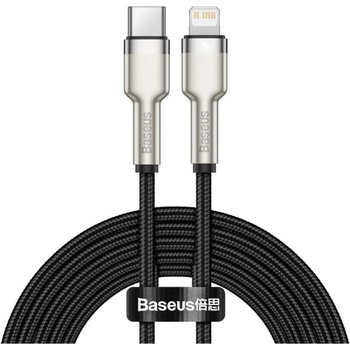BASEUS Cafule Series nabíjací / dátový kábel USB-C na Lightning PD 20 W 2 m CATLJK-B01, čierna