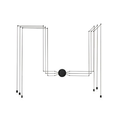 POLARIS Дизайнерски LED полилей с въжета Edy Wall | Дължина 580cm | Цена 262, 06€ (512, 55 лв) (LW-PD-8226)