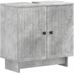 vidaXL Шкаф за мивка в баня EDE Бетонно сиво 59, 5 x 31, 5 x 59 см (895908)