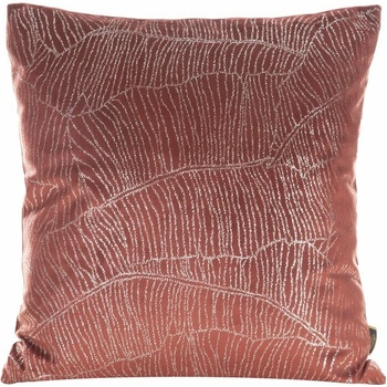 Takoy zo zamatu so strieborným motívom listov banánovníka-HF-387678 45 x 45 cm