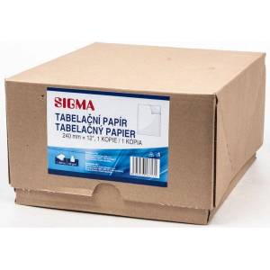 SIGMA Хартия за табулация sigma 240 мм + 1 1000 листа 1 бр