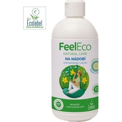FeelEco prostriedok na riad s vôňou uhorky 500 ml