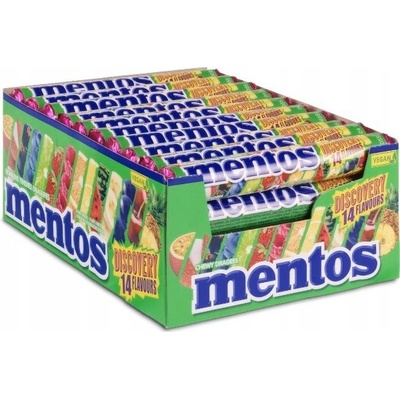 Mentos Discovery дъвчащи бонбони кутия 40 x 37.5 г