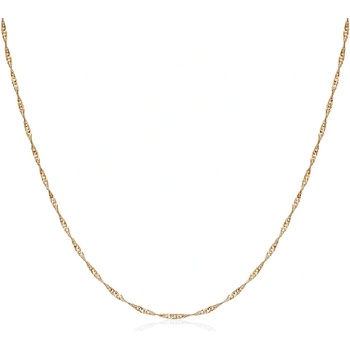 SAVICKI Синджирче Savicki 1.3mm: 585 злато, singapur