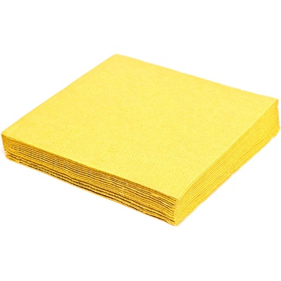 PAP FSC ubrousky Mix 2V žltý 24x24 cm 250ks
