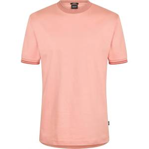 Boss Тениска Boss Mens BOSS BLACK Tessler Short Sleeve Cotton T-Shirt - Regular Fit - Light Pink 686