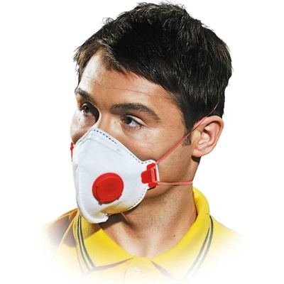 Reis MAS S Protiprachová polomaska FFP3V W s ventilom 10 ks