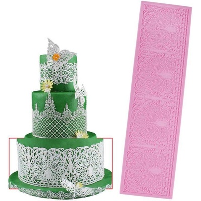 Cakesicq Silikónová forma na jedlú čipku 29,5x10 cm