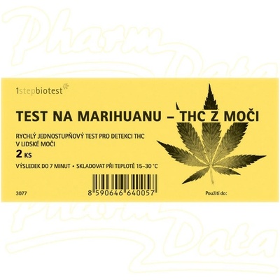Alfa Scientific test na marihuanu THC z moči 2 ks