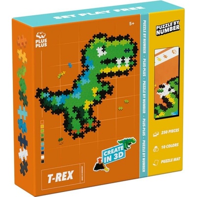 Plus-Plus Skladaj podľa čísiel - T-REX 250 ks