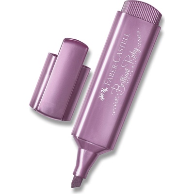 Faber-Castell Textliner 46 Metallic metalický tm. fialový