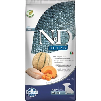 N&D Ocean Pumpkin Grain Free Puppy Mini, Cod & Cantaloupe melon 7 kg