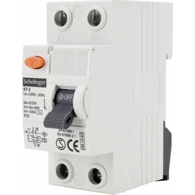 Bemko AC 2P 25A 30mA RCD SCHELINGER A03-K7-2-25-030