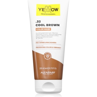 Yellow Color Mask Възстановяваща цветна маска цвят . 32 Cool Brown 200ml