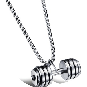 HARAHU Колие Dumbbell - Сребърен KP34200