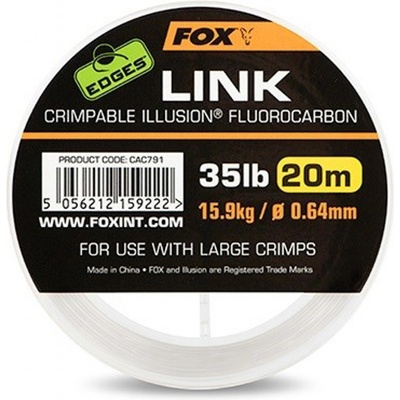 Fox Fluorocarbon Edges Link Illusion clear 20m 0,53mm – Zboží Dáma