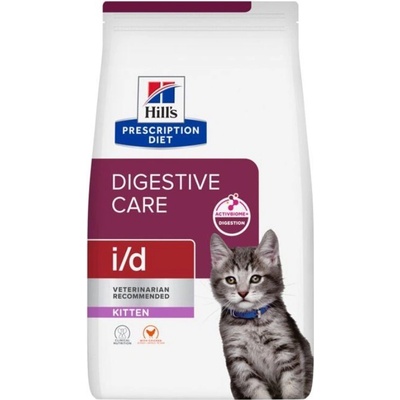 Hill's PD cat i/d starostlivosť o trávenie kitten chicken 1,5 kg