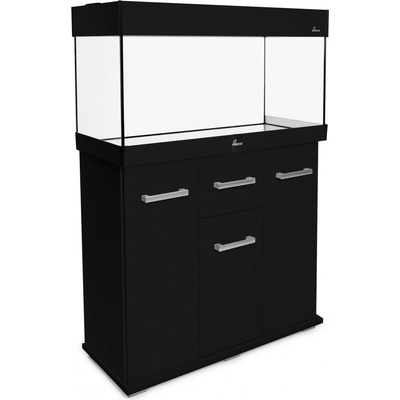 Diversa Solid LED akvarijní set rovný beton 98 l