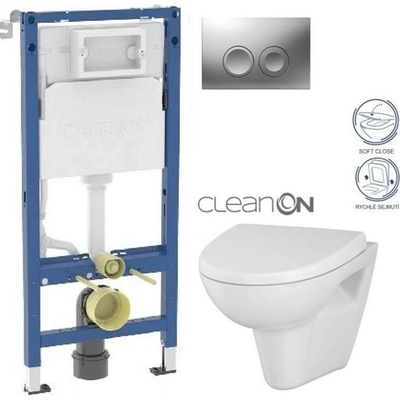 CERSANIT GEBERIT DuofixBasic s tlačítkem DELTA21 WC 458.103.00.2 21MA PA1