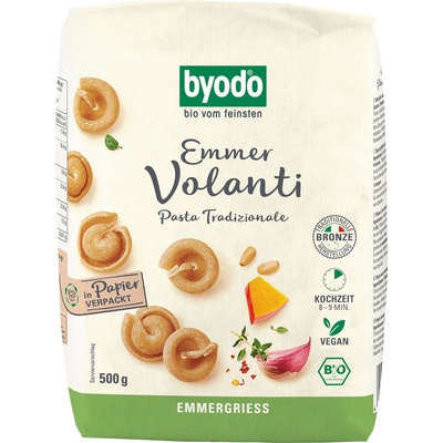 Byodo Volanti z dvouzrnkové pšenice bio 0,5 kg