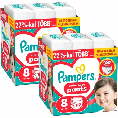 Pampers Active Baby 8 224 ks