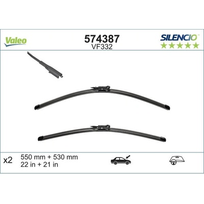 Valeo Silencio X-TRM 550+530 mm VA 574387