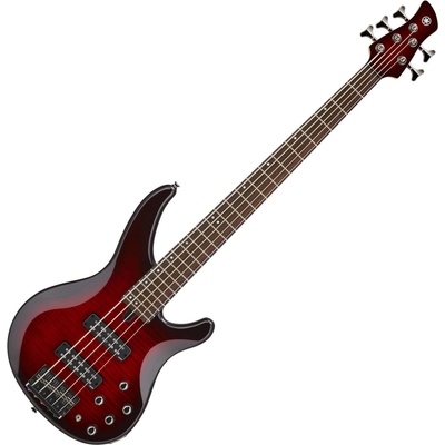 Yamaha TRBX 605 Dark Red Burst 5-струнна бас китара