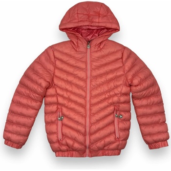 Dievčenské zimné bunda 02 ružová