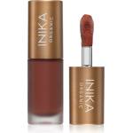 INIKA Organic Lip Oil Collagen + Squalane тониращо олио за устни с колаген цвят Cinnamon 5ml