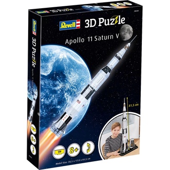 Revell 3D Пъзел Revell от 136 части - Аполо 11 Сатурн V (00250)