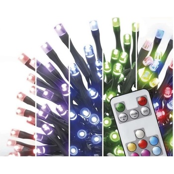 Emos| LED RGB Vianočná vonkajšia reťaz 160xLED 72 módov 19m IP44 diaľkové ovládanie EMS577