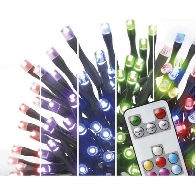 Emos| LED RGB Vianočná vonkajšia reťaz 160xLED 72 módov 19m IP44 diaľkové ovládanie EMS577