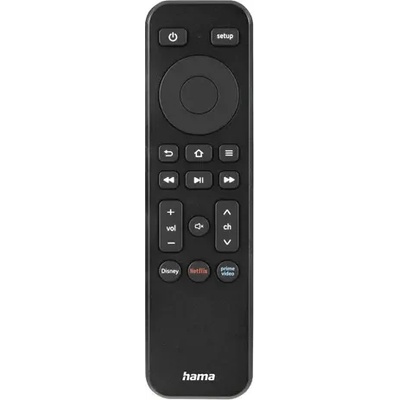 Hama Универсално дистанционно Hama за TV + Netflix, Prime Video, бутони Disney+, програмируемо (HAMA-40070)