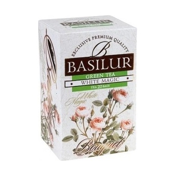 Basilur Bouquet WHITE MAGIC GREEN zelený čaj 20 x 1,5 g