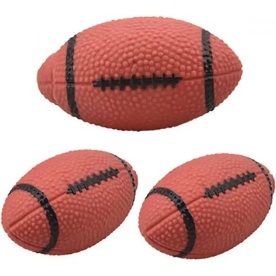 Играчка за куче гумена ръгби топка (00140)