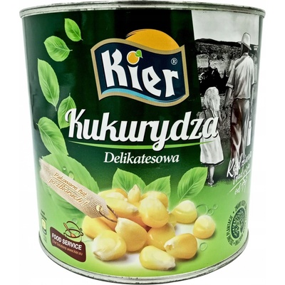 KIER Kukuřice konzervovaná kukuřice plechovka 2500 g