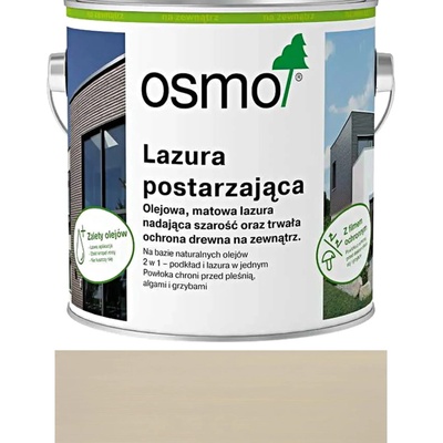 Osmo Greying Stain 1925 Pearl - масло с ефект на естествено посивяване мат 0.75л (6452)