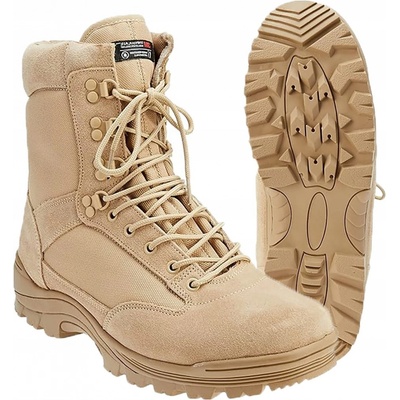 Mil-Tec vysoká ľahká taktická YKK zips khaki
