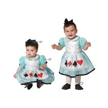 BigBuy Carnival Маскировъчен костюм за бебета Алиса Размер 6-12 месеца