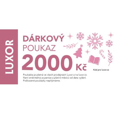 Luxor Elektronický dárkový poukaz 2000 Kč - Vánoční