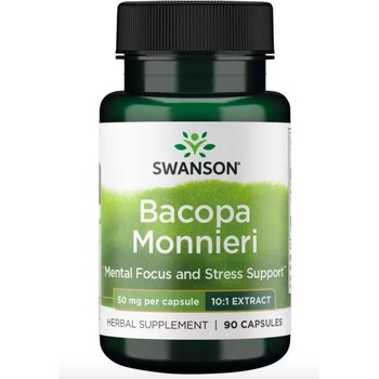 Swanson Bacopa Monnieri Extract BaCognize 50 mg 10:1 extract 90 kapslí