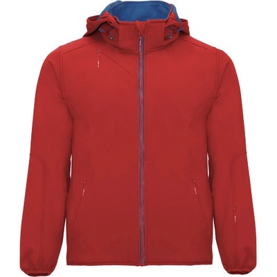 Siberia unisex softshellová bunda červená