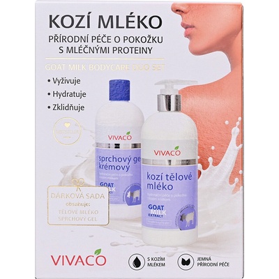 VIVACO Darčeková kazeta kozmetiky s kozím mliekom