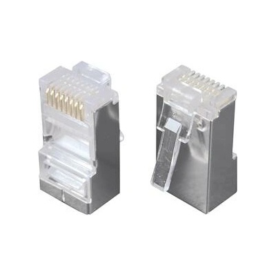 SOLARIX Konektor RJ45 CAT5E STP 8p8c stíněný neskládaný na drát KRJS45/5SLD