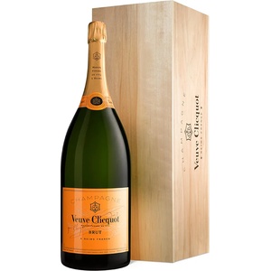 Veuve Clicquot Yellow Label Mathusalem в дървена кутия - шампанско 6L 6 l